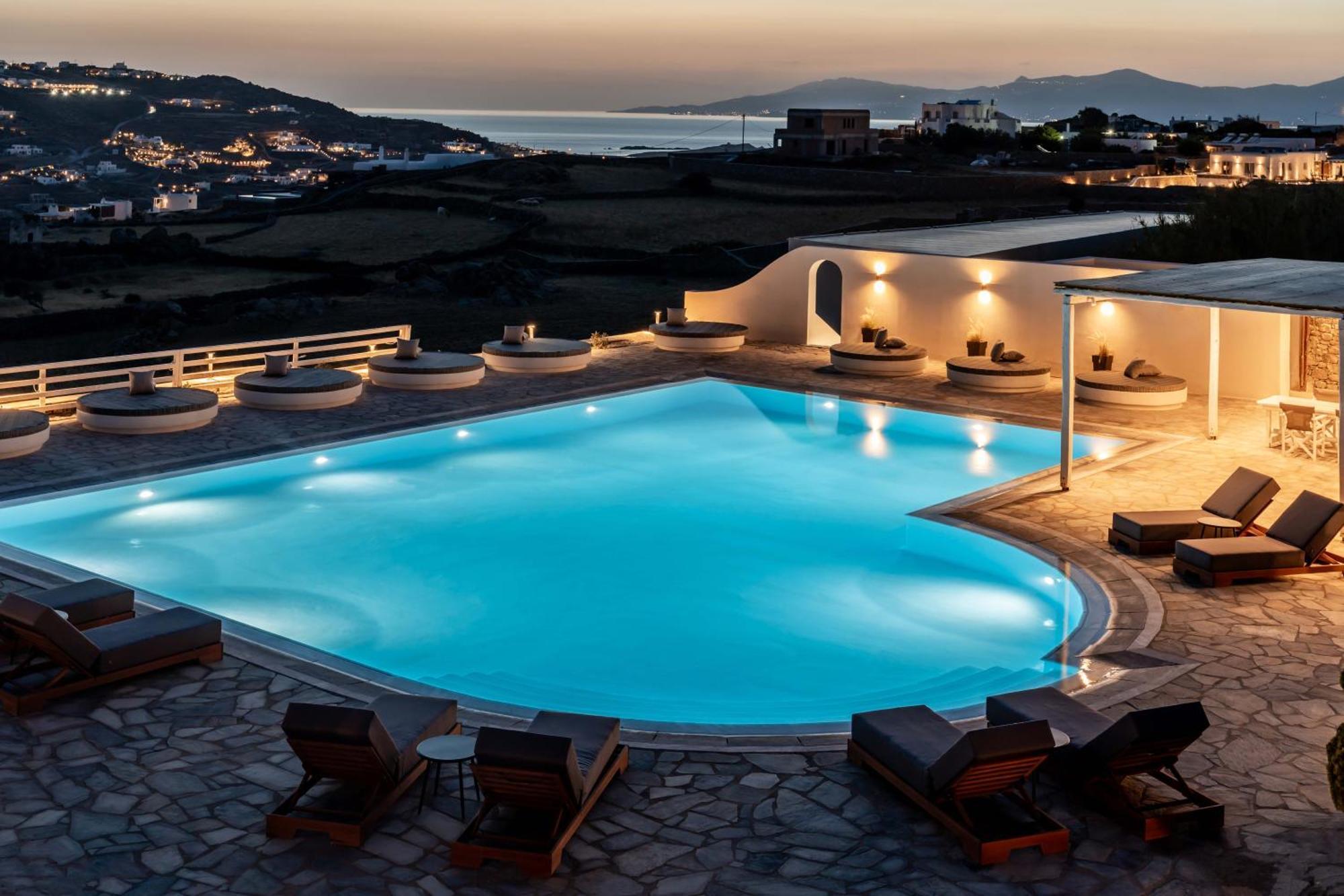 Philosophy Of Mykonos Boutique Hotel Mykonos Town Екстер'єр фото